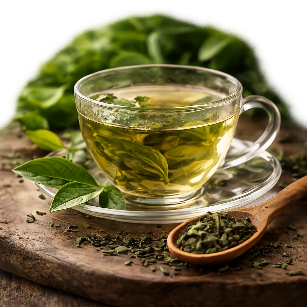 Green Tea leaves and extract