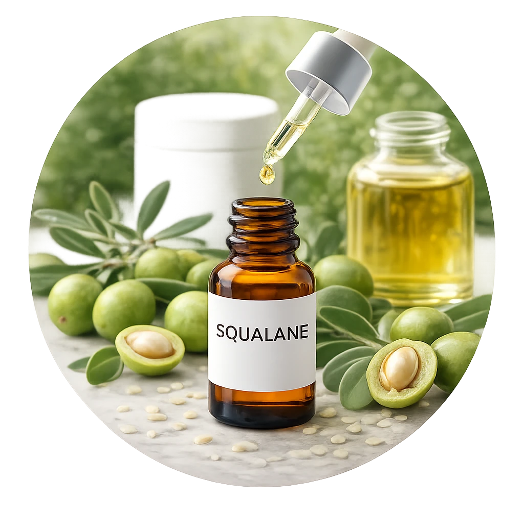 Squalane oil drop
