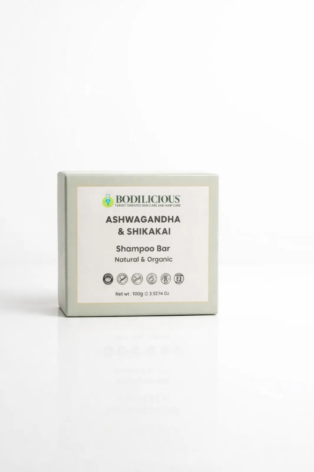 Bodilicious Ashwagandha & Shikakai Shampoo Bar thumbnail 4