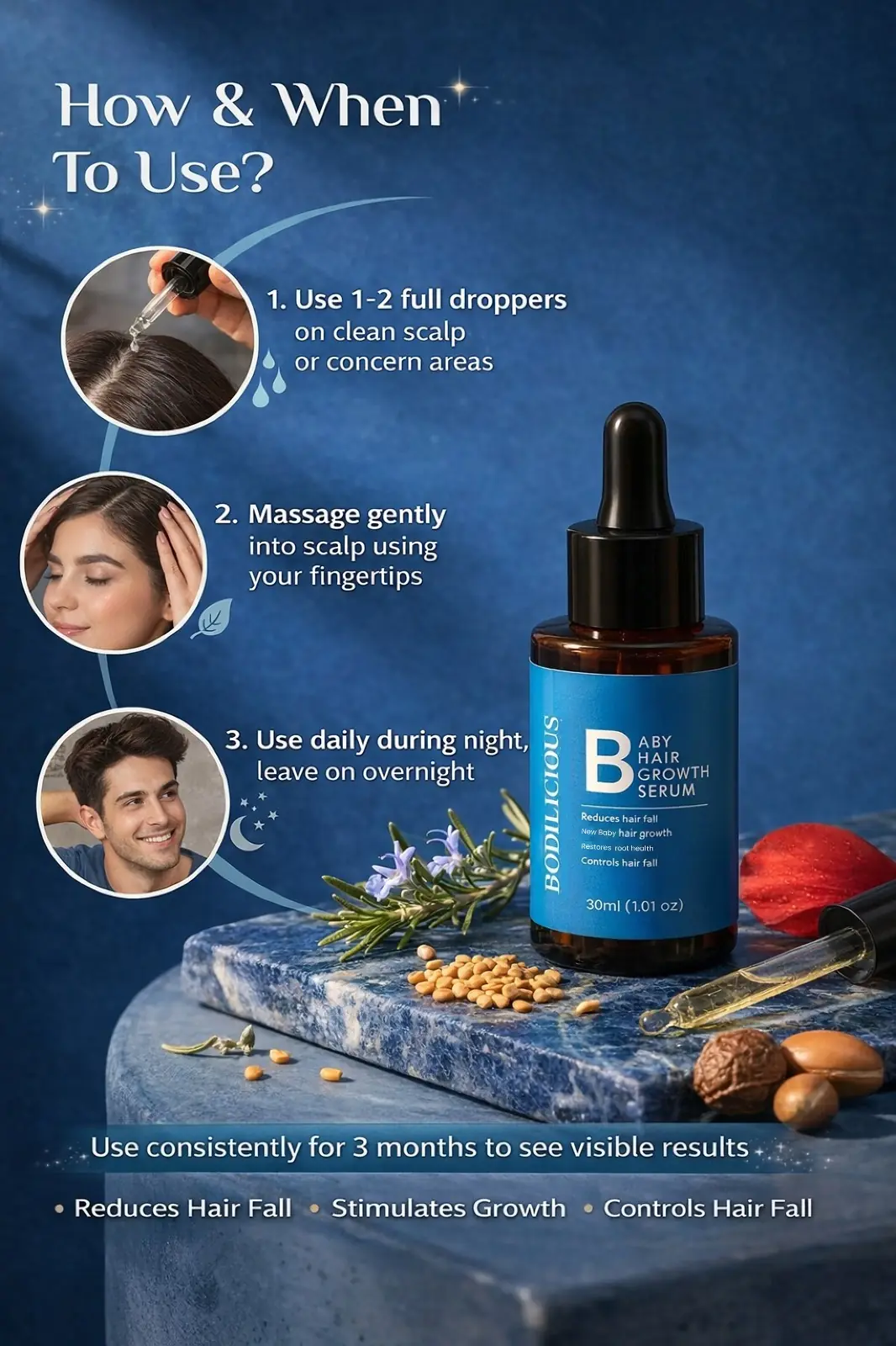 Bodilicious Baby Hair Growth Serum thumbnail 3