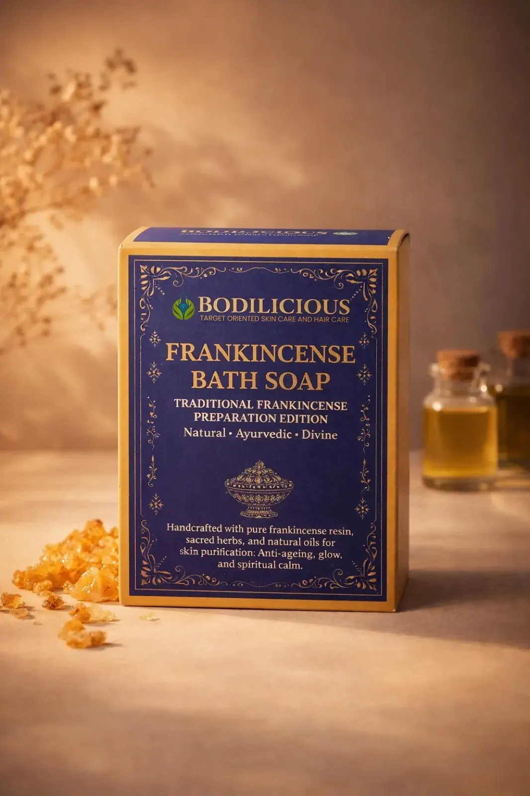 Bodilicious Frankincense Herbal Soap thumbnail 1