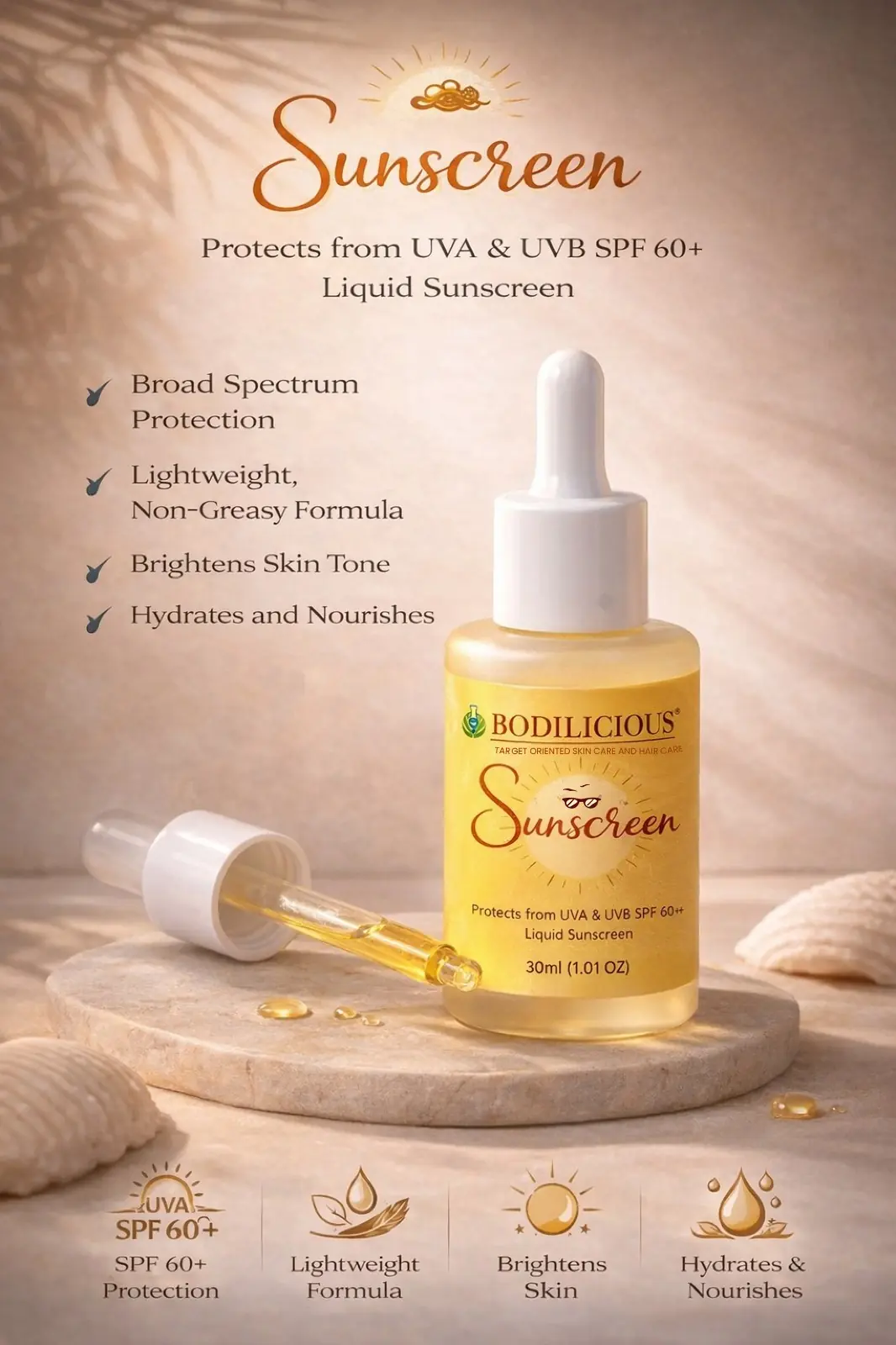 Bodilicious Liquid Sunscreen thumbnail 2
