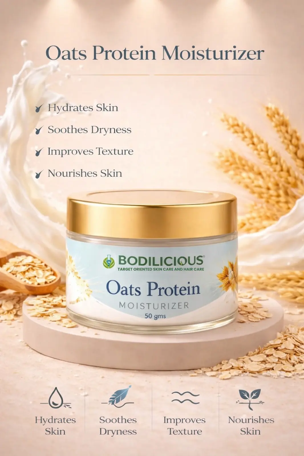 Bodilicious Oats Protein Moisturizer thumbnail 2