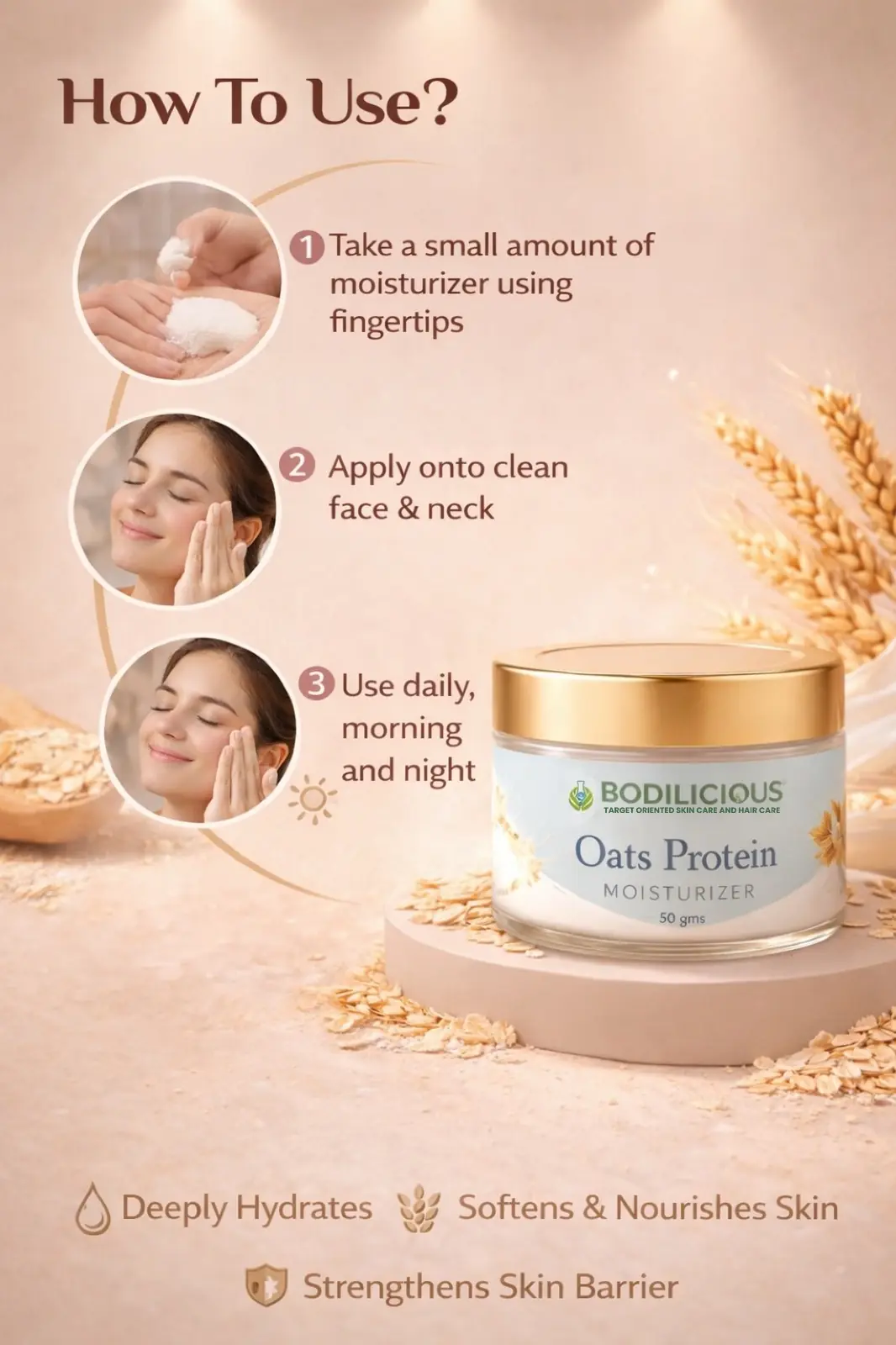 Bodilicious Oats Protein Moisturizer thumbnail 3