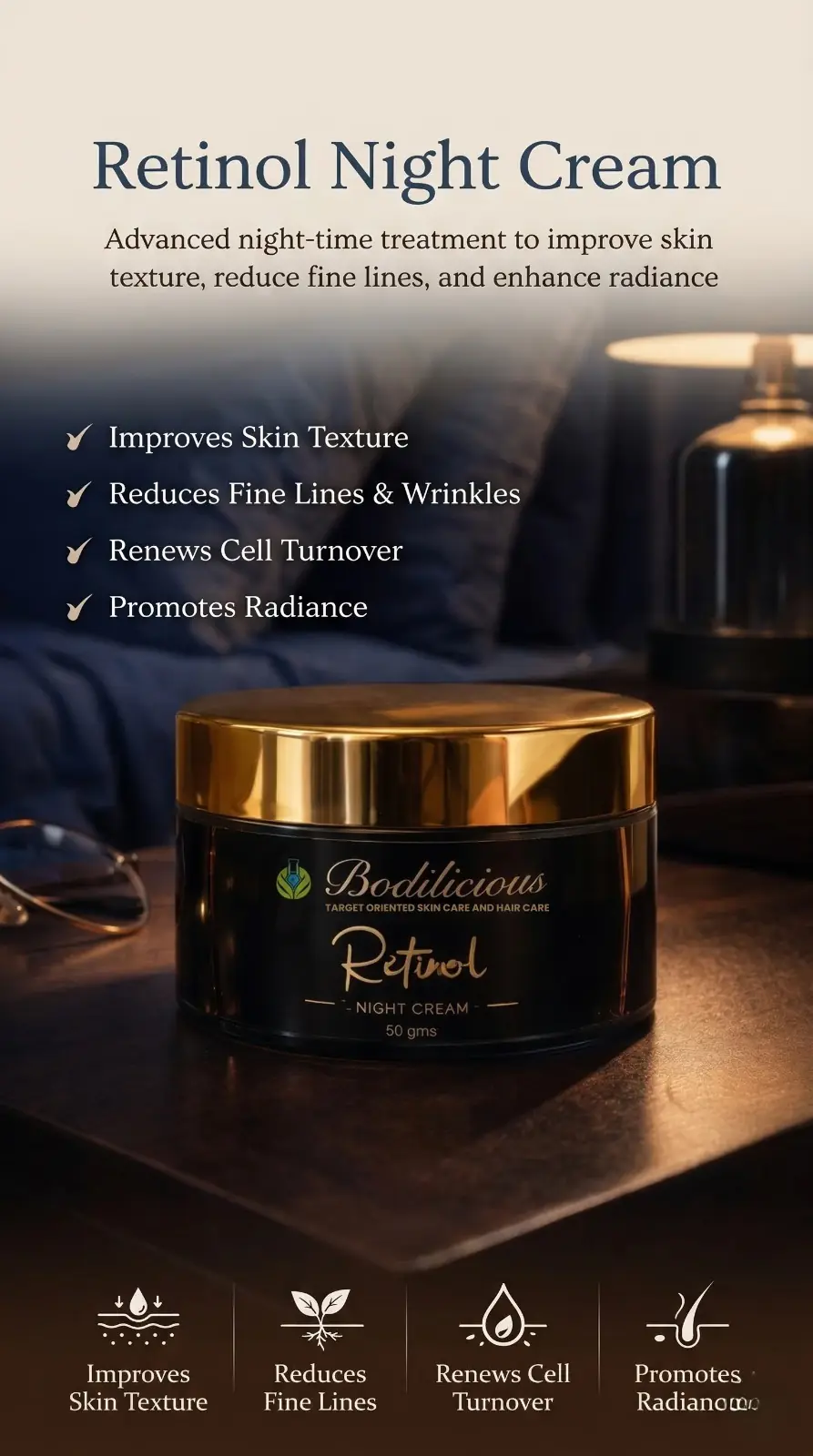 Bodilicious Retinol Night Cream thumbnail 2