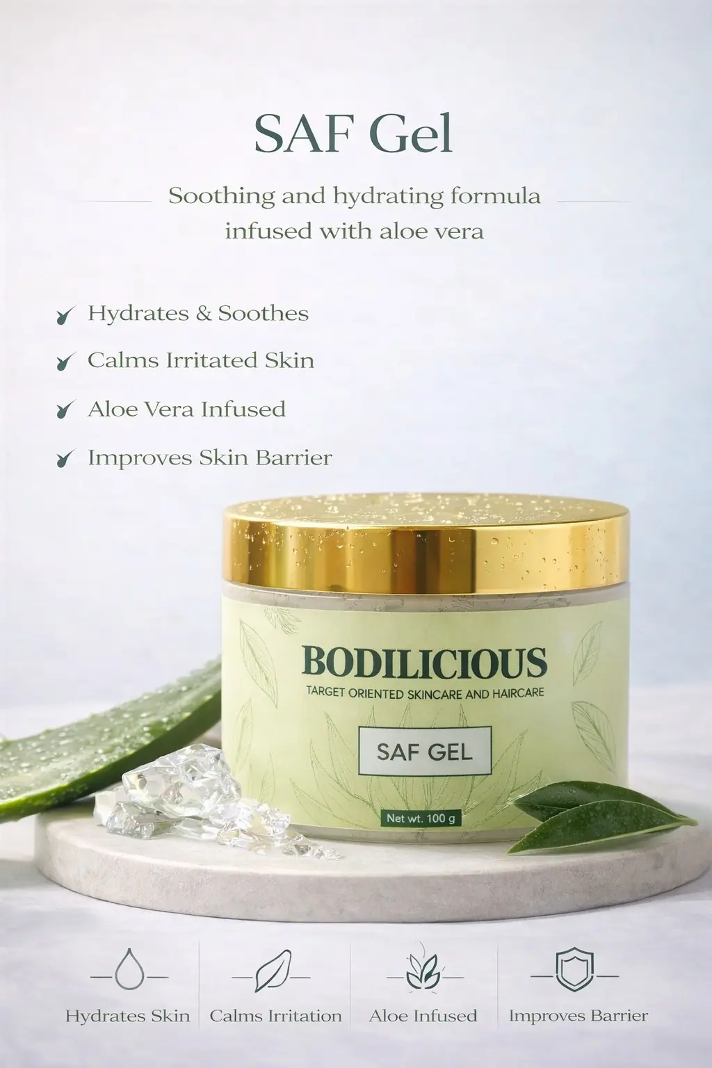 Bodilicious SAF Gel For Glowing Skin thumbnail 2