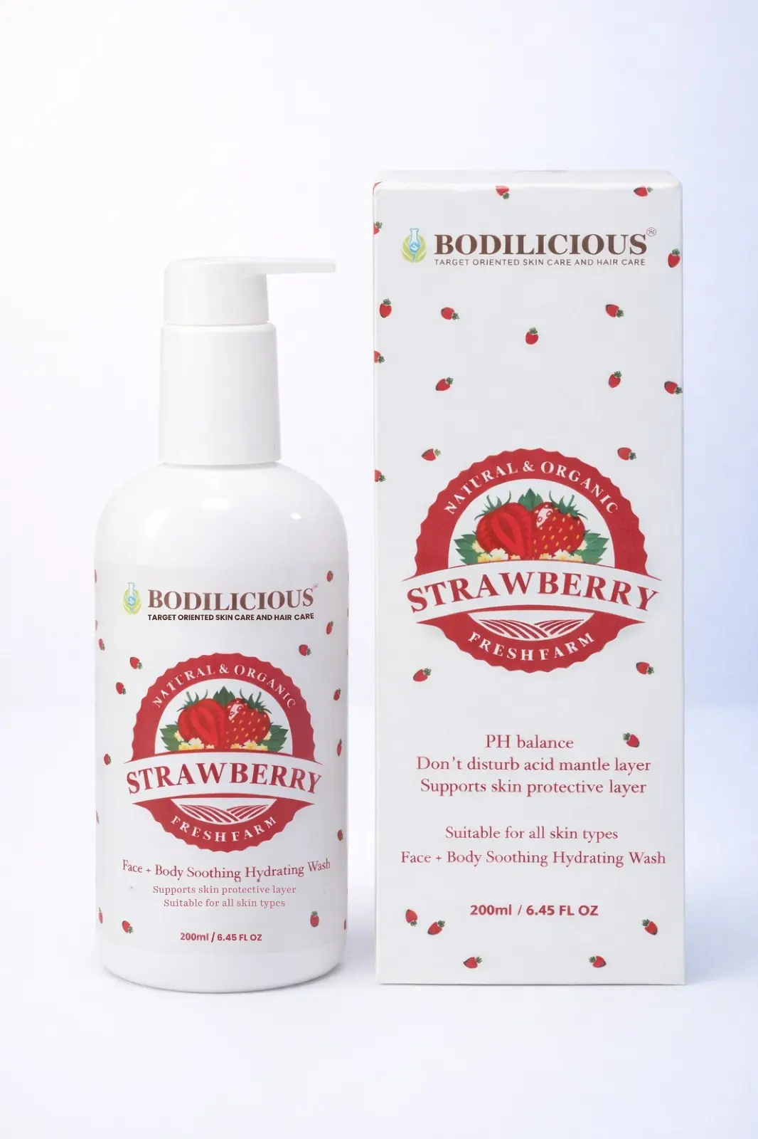 Bodilicious Strawberry Face and Body Wash thumbnail 4